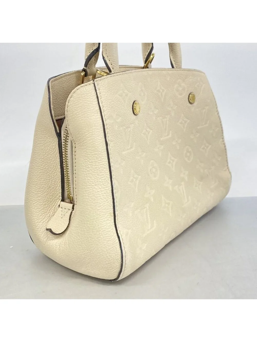 Louis Vuitton Handbag Monogram Empreinte Montaigne BB Cream 2-Way Bag